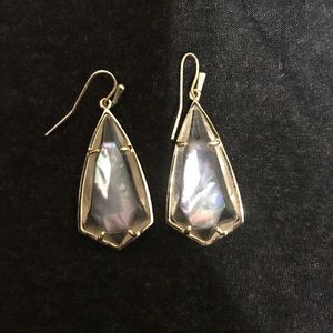 Kendra Scott clear earrings